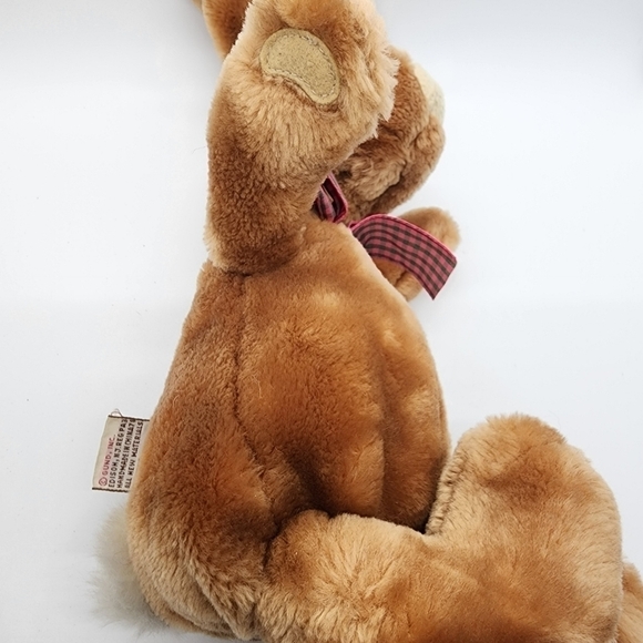 GUND Vintage Clover the Brown Bunny rabbit long snoopy face plush stuffed animal - Picture 9 of 14